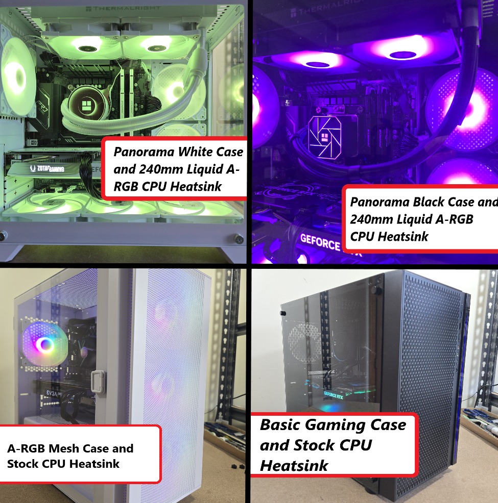 RTX 2060 6gb, RAM Options, i3-10100, SSD Storage Options, Windows 10, (TIER 4 Buyer's Guide)